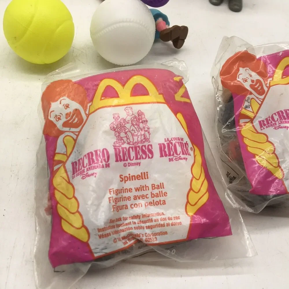 90’s VTG McDonald's Disney Recess Toys Figures Happy Meal Kids Meal Lot of 9